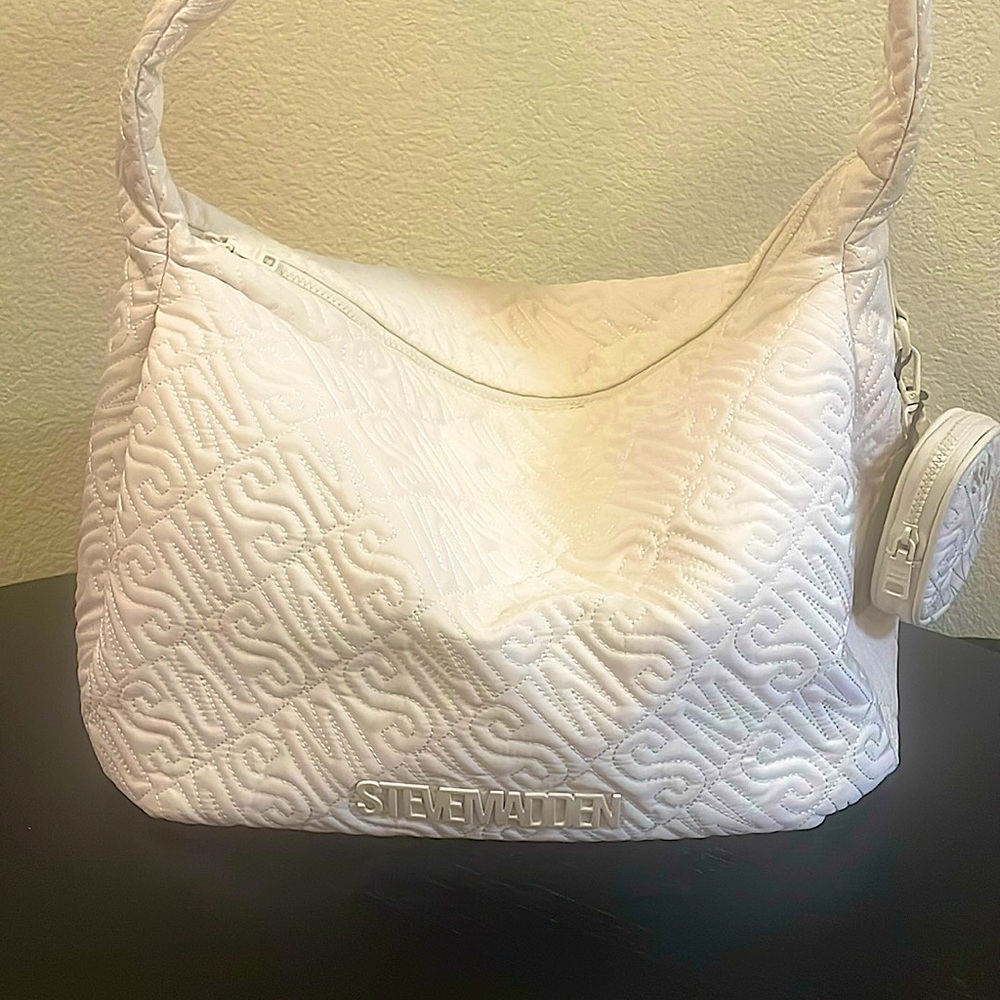 BNWT Ivory Steve Madden Hobo